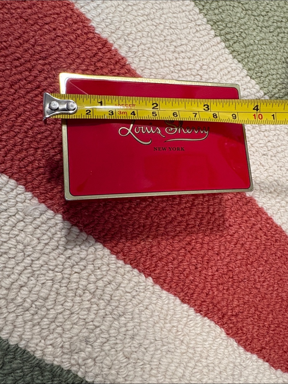 Louis Sherry Small Red Decorative Tin Box - Picture 4 of 14